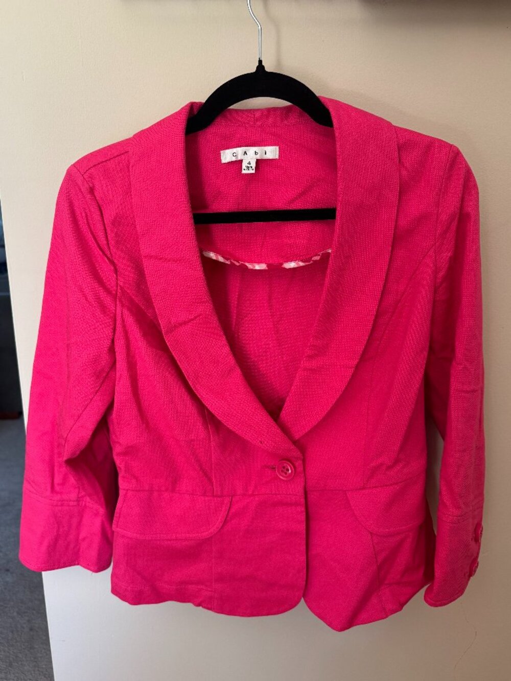 CAbi #310 Pink Blazer
